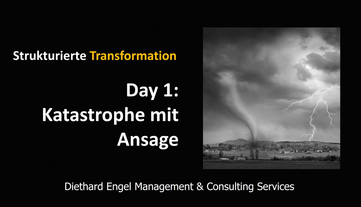 Day 1: „Alles bleibt wie’s ist“ – Katastrophe mit Ansage | Business ...